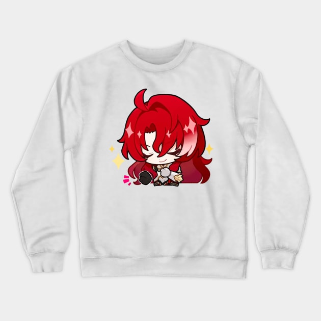 Honkai Star Rail Chibi Argenti 4 Crewneck Sweatshirt by HoyoStan